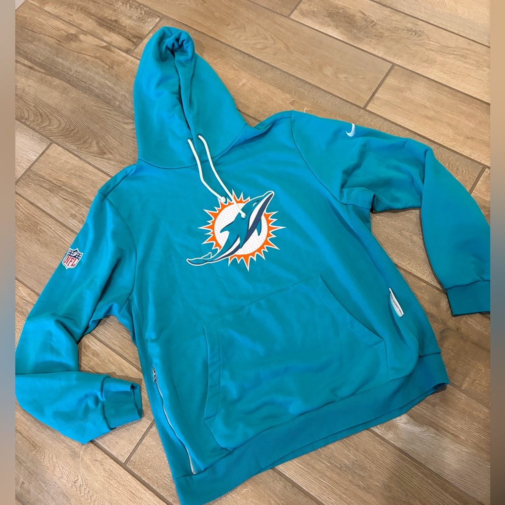 Miami Dolphins Nike Dri-FIT Sideline Pullover Hoodie XL